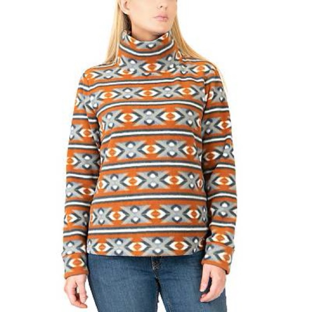 Mountain and Isles Mockneck Fleece Pullover